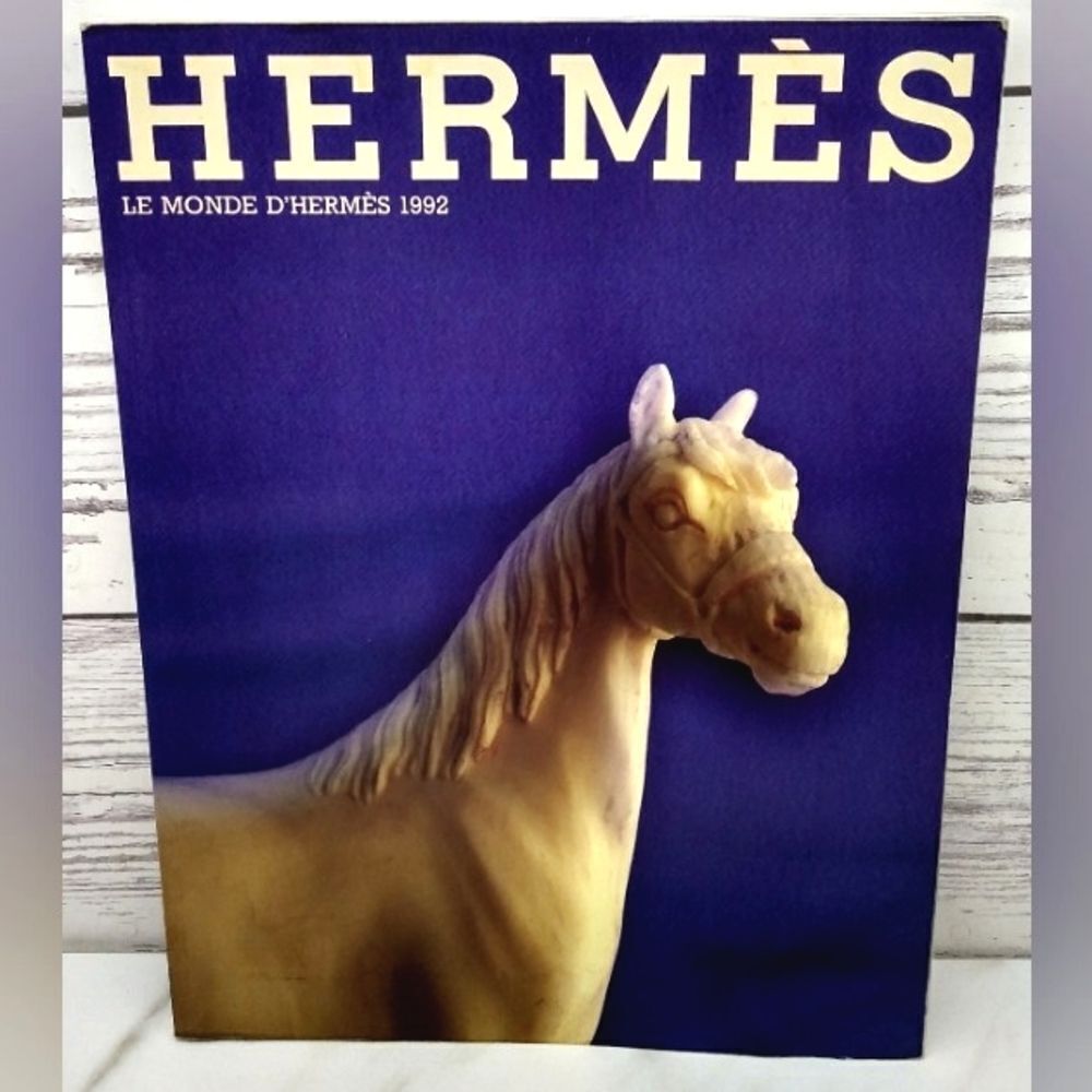 Hermes 1992 Book Magazine La Monde D'Hermes Home Decor Design Fashion